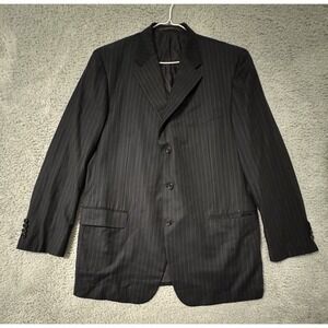 Hickey‎ Freeman Blazer 44 Long Blue Loro Piana Tasmanian Super 150 Pin Striped